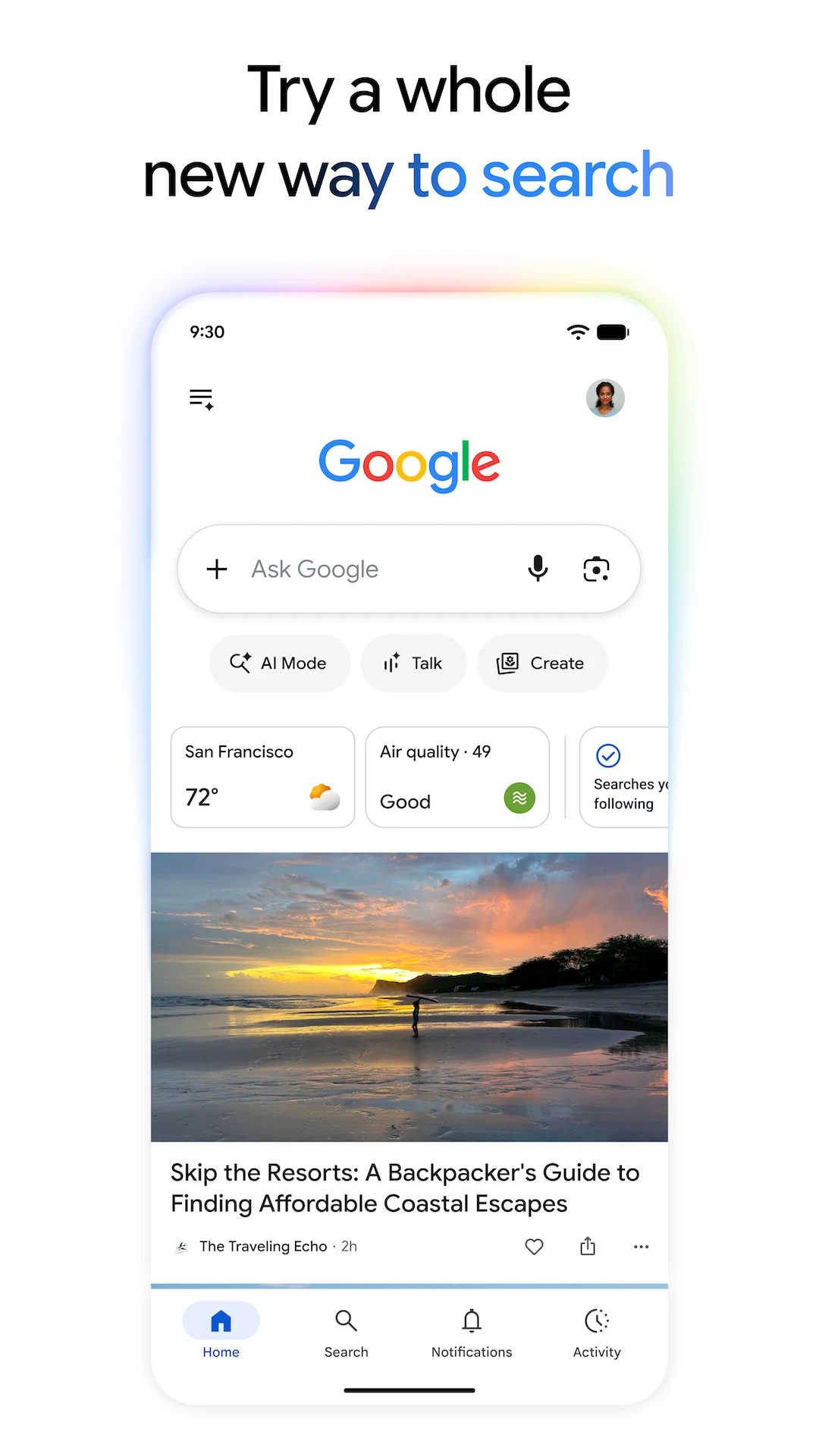 Google screenshot